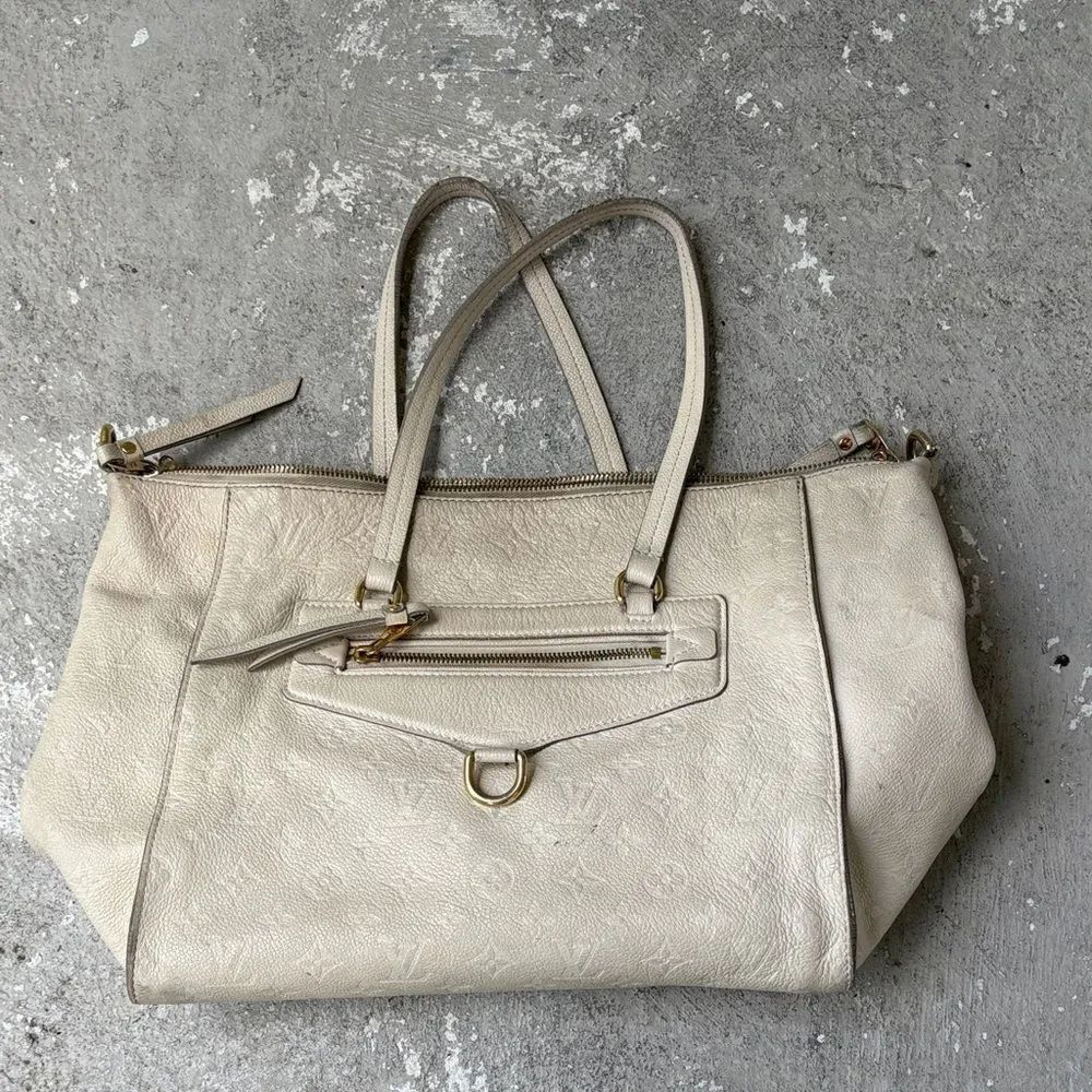 Louis Vuitton leather tote